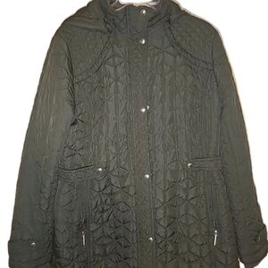 Weatherproof Women's Quilted Puffer Jacket - Olive Green